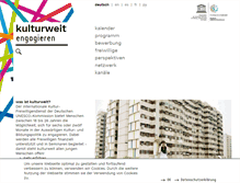 Tablet Screenshot of kulturweit.de