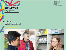 Tablet Screenshot of bewerbung.kulturweit.de